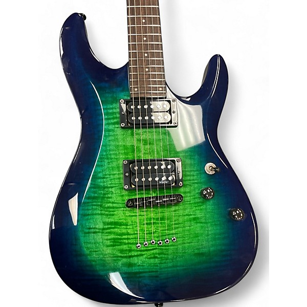 Used Schecter Guitar Research Used Schecter Guitar Research C6 ELITE TRANS GREEN BURST Solid Body Electric Guitar