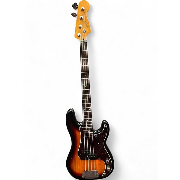 Used Squier Used Squier Precision Bass 2 Color Sunburst Electric Bass Guitar