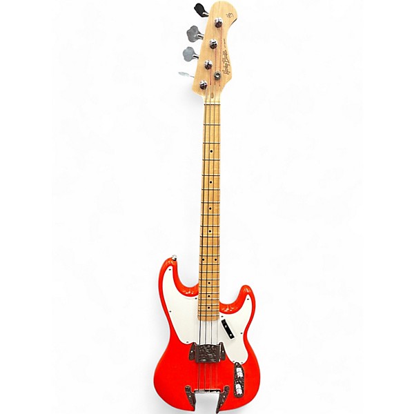 Used Harley Benton Used Harley Benton VT-Series Red Electric Bass Guitar