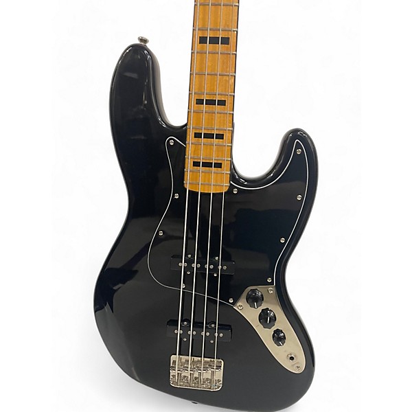 Used Squier Used Squier Classic Vibe 70s Jazz Bass Black Electric Bass Guitar