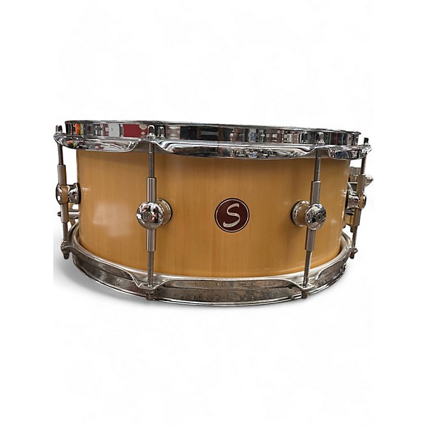 Used Sugar Percussion Used Sugar Percussion 14X6 Alaskan Cedar Snare Natural Yellow Cedar Drum