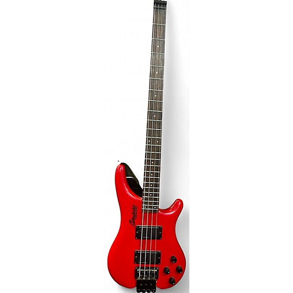 Used Fernandes sidewinder ferrari red Electric Bass Guitar