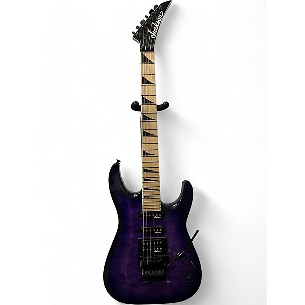 Used Jackson Used Jackson JS34Q Dinky TRANSPARENT PURPLE Solid Body Electric Guitar