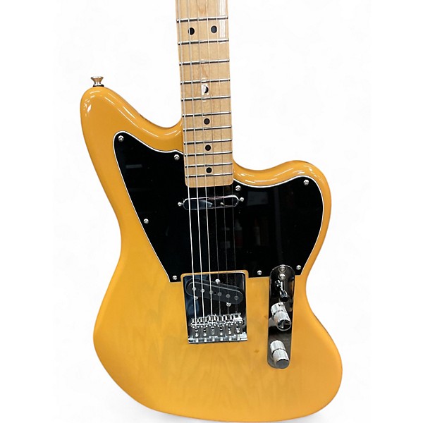 Used 2021 Fender PLAYER OFFSET PARANORMAL TELECASTER Butterscotch Solid Body Electric Guitar