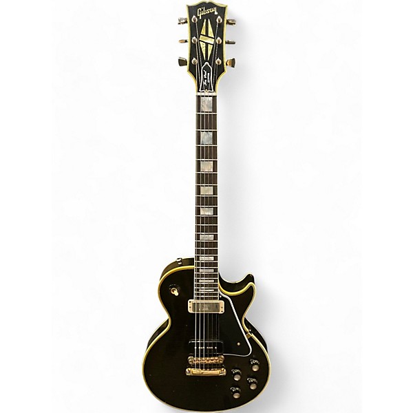 Used Gibson Les Paul Custom Robby Kreiger Signed Aged 1954 Reissue Black Solid Body Electric Guitar