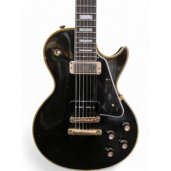 Used Gibson Les Paul Custom Robby Kreiger Signed Aged 1954 Reissue Black Solid Body Electric Guitar