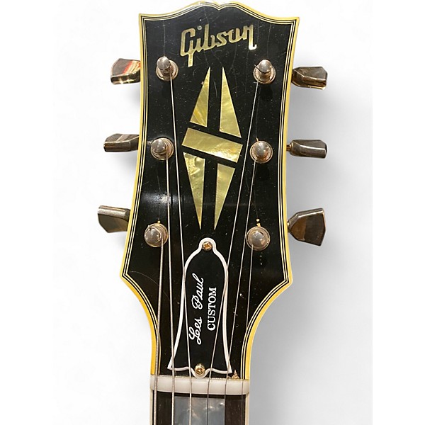 Used Gibson Les Paul Custom Robby Kreiger Signed Aged 1954 Reissue Black Solid Body Electric Guitar