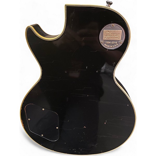 Used Gibson Les Paul Custom Robby Kreiger Signed Aged 1954 Reissue Black Solid Body Electric Guitar