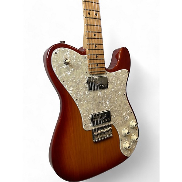 Used Fender Mod Shop Telecaster Candy Red Burst Solid Body Electric Guitar