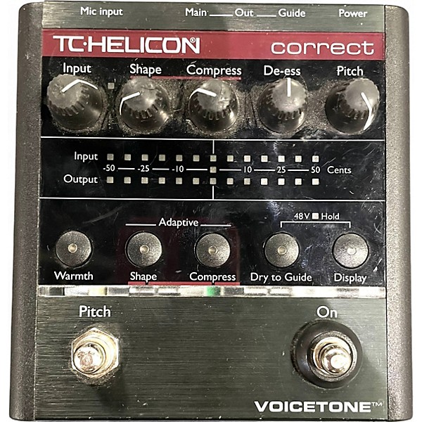 Used TC Helicon Used TC Helicon VoiceTone Correct XT Vocal Processor