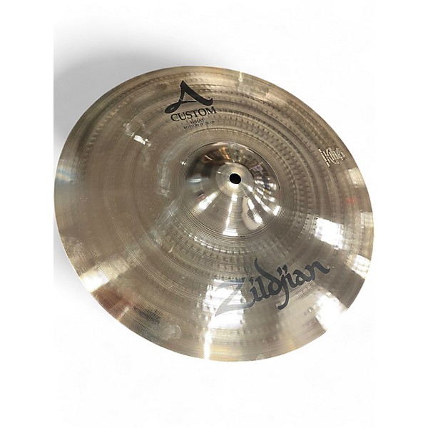 Used Zildjian Used Zildjian 14in A Custom Hi Hat Pair Cymbal