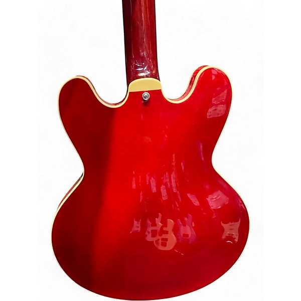 Used The Heritage H535 Cherry Transparent Hollow Body Electric Guitar