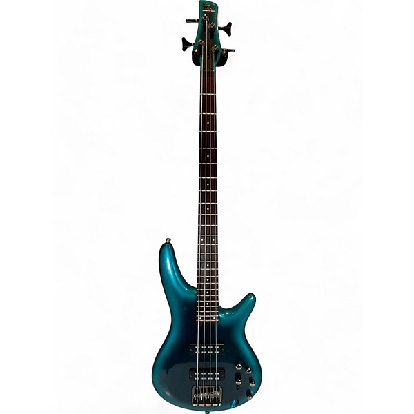 Used Ibanez Used Ibanez SR300 METALIC TEAL BURST Electric Bass Guitar