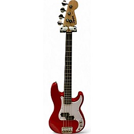 Used Squier Used Squier MINI BASS Dakota Red Electric Bass Guitar