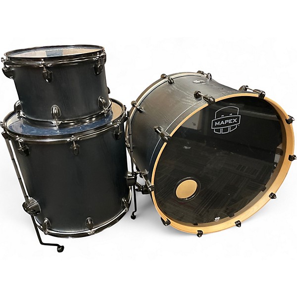 Used Mapex Mars Crossover  Black Drum Kit