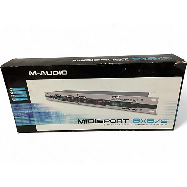 Used M-Audio MIDISPORT 8X8/S MIDI Interface