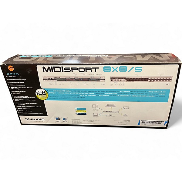 Used M-Audio MIDISPORT 8X8/S MIDI Interface