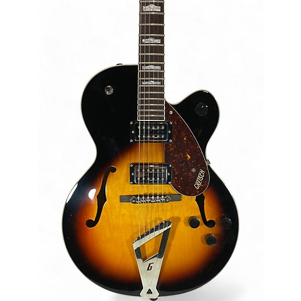 Used Gretsch Guitars Used Gretsch Guitars G2420T Streamliner 2 Color Sunburst Hollow Body Electric Guitar