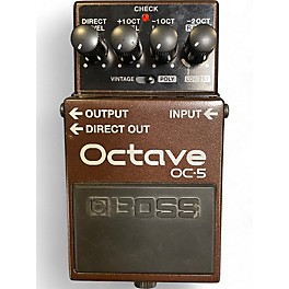 Used BOSS OC5 OCTAVE Effect Pedal