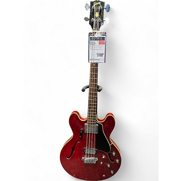 Vintage 1967 Gibson EB-2DC Cherry Electric Bass Guitar