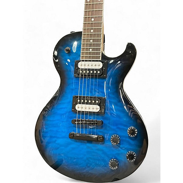 Used Dean Thoroughbred Blue Sunburst Solid Body Electric Guitar