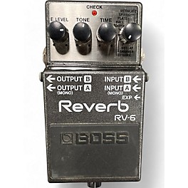 Used BOSS RV6 Digital Reverb Effect Pedal