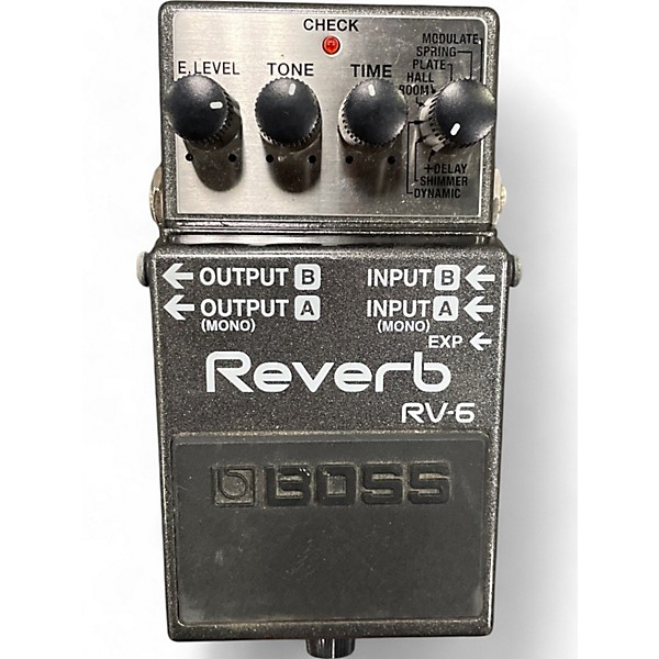 Used BOSS RV6 Digital Reverb Effect Pedal