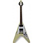 Used 2022 Gibson 70'S FLYING V White Solid Body Electric Guitar thumbnail