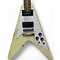 Used 2022 Gibson 70'S FLYING V White Solid Body Electric Guitar