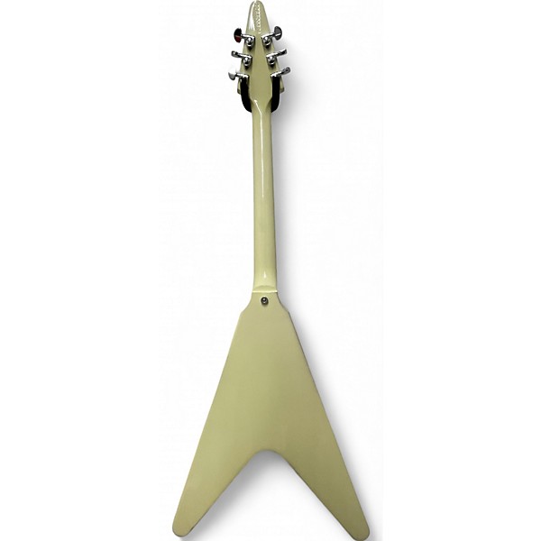 Used 2022 Gibson 70'S FLYING V White Solid Body Electric Guitar