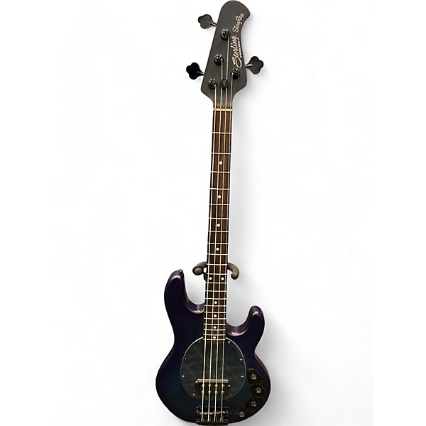 Used Sterling by Music Man STING RAY 34 Blue Electric Bass Guitar