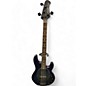 Used Sterling by Music Man STING RAY 34 Blue Electric Bass Guitar thumbnail