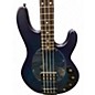 Used Sterling by Music Man STING RAY 34 Blue Electric Bass Guitar