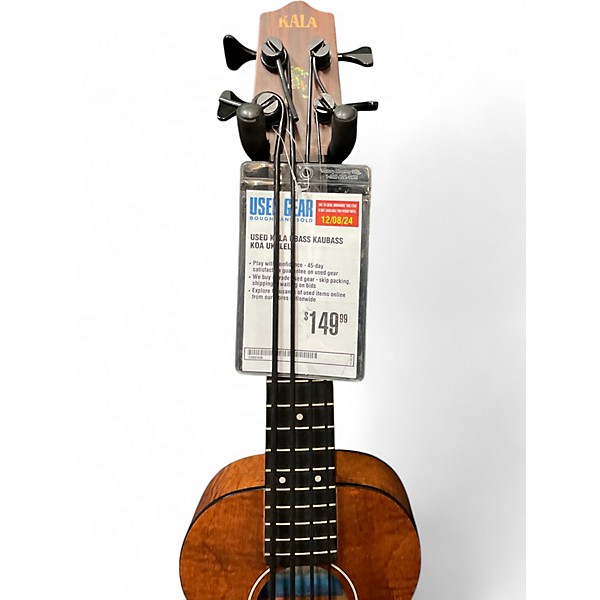 Used Kala Ubass kaubass koa Ukulele