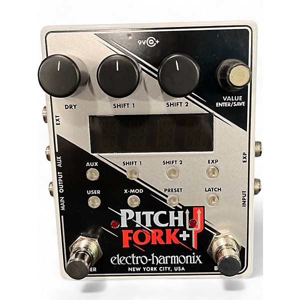 Used Electro-Harmonix Pitch Fork+ Polyphonic Pitch-shifter Effect Pedal