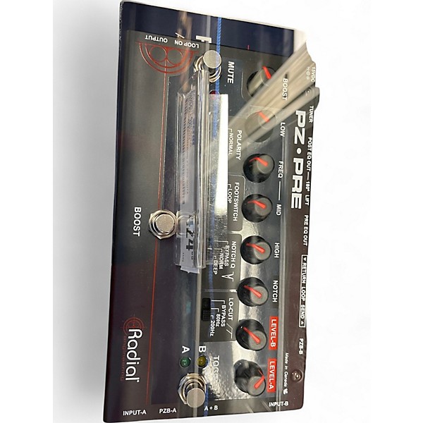 Used Radial Engineering PZ-PRE Guitar Preamp