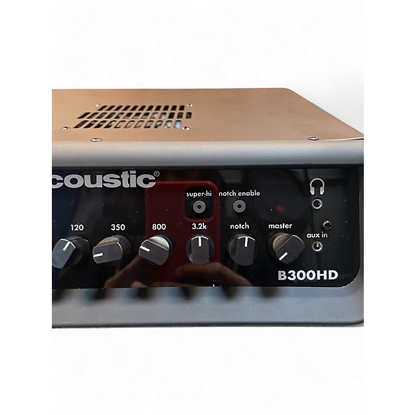 Used Acoustic Used Acoustic B300H 300W Bass Amp Head