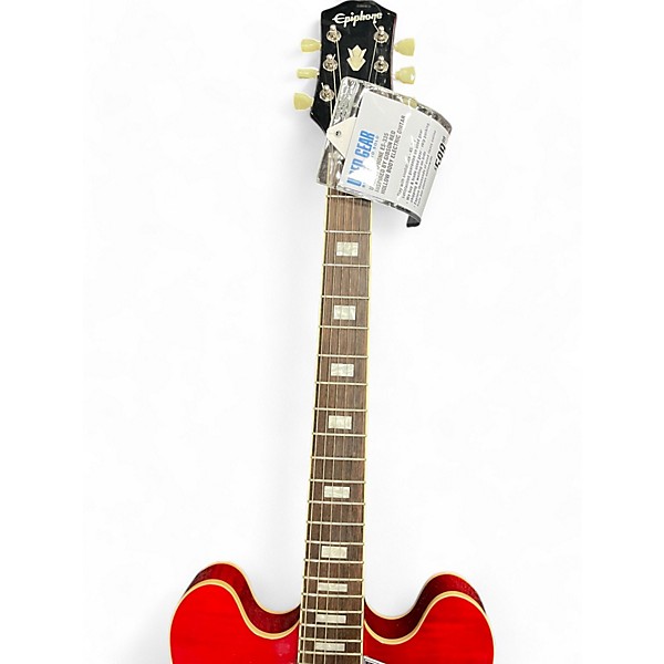 Used Epiphone es-335 Inspired by Gibson Red Hollow Body Electric Guitar