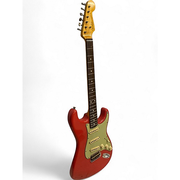 Used 2022 Fender Custom 1962 Stratocaster JRN Fiesta Red Solid Body Electric Guitar