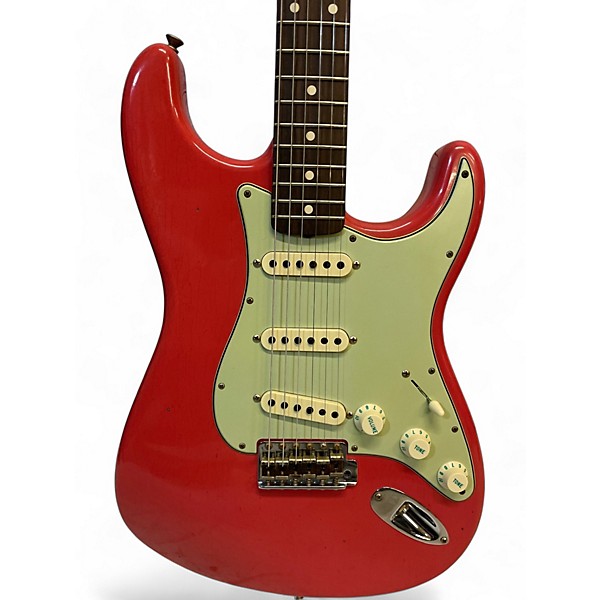 Used 2022 Fender Custom 1962 Stratocaster JRN Fiesta Red Solid Body Electric Guitar