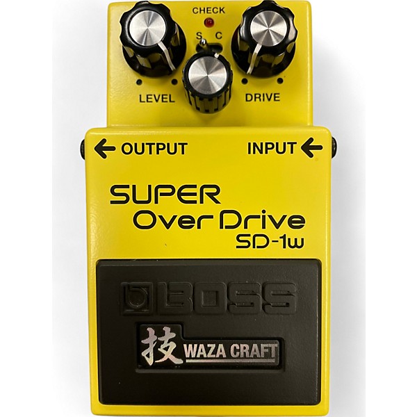 Used BOSS SD1W Super Overdrive Waza Craft Effect Pedal