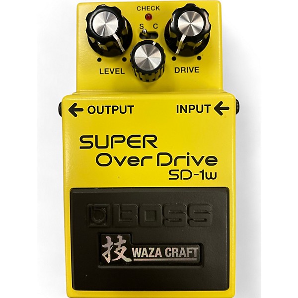 Used BOSS SD1W Super Overdrive Waza Craft Effect Pedal