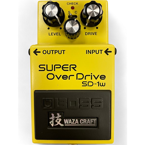 Used BOSS SD1W Super Overdrive Waza Craft Effect Pedal