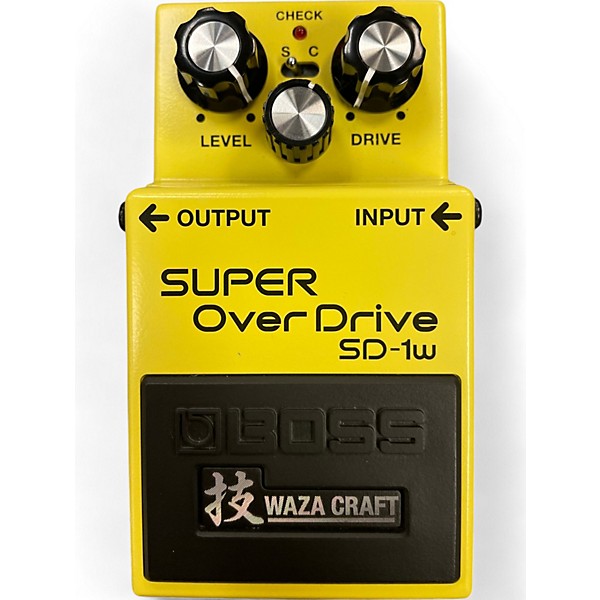 Used BOSS SD1W Super Overdrive Waza Craft Effect Pedal