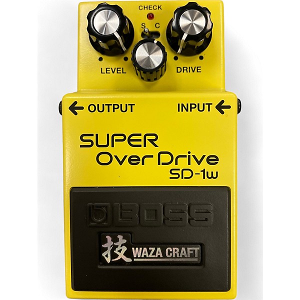 Used BOSS SD1W Super Overdrive Waza Craft Effect Pedal