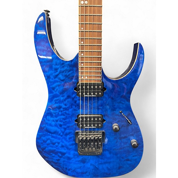 Used Ibanez Used IBANEZ RG921QMF COBALT BLUE Solid Body Electric Guitar