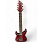 Used Schecter Guitar Research Used Schecter Guitar Research Hellraiser C7 Floyd Rose Left Handed Black Cherry Solid Body Electric Guitar thumbnail