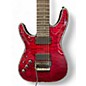 Used Schecter Guitar Research Used Schecter Guitar Research Hellraiser C7 Floyd Rose Left Handed Black Cherry Solid Body E...