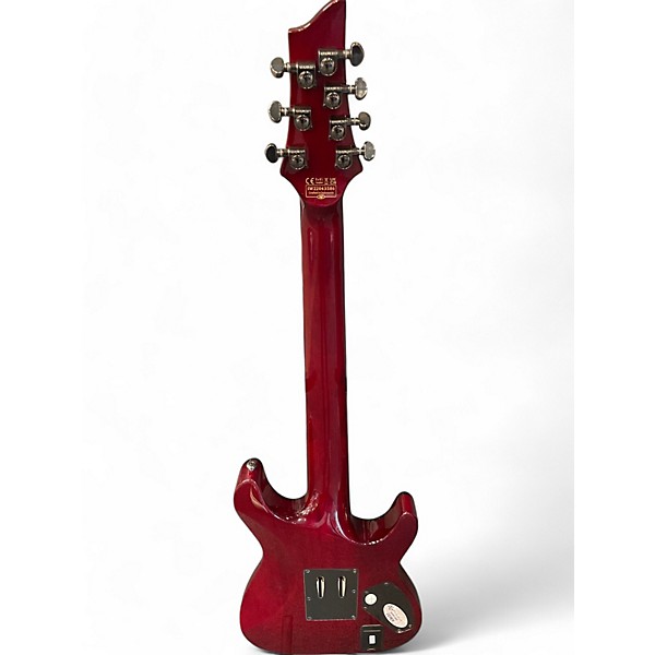 Used Schecter Guitar Research Used Schecter Guitar Research Hellraiser C7 Floyd Rose Left Handed Black Cherry Solid Body E...