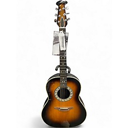 Used Ovation ballodeer Sunburst Acoustic Electric Guitar